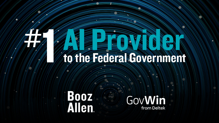 number 1 AI provider to the federal government according to deltek