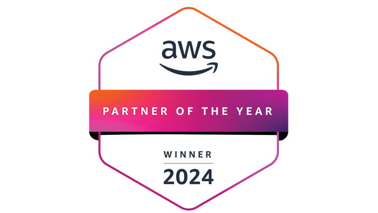 2024 AWS Federal Government Partner of the Year Finalist badge