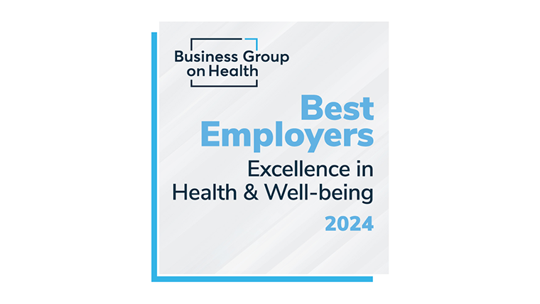Business Group on Health Excellence in Health and Wellbeing badge