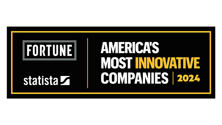 Fortune Innovative Companies award badge
