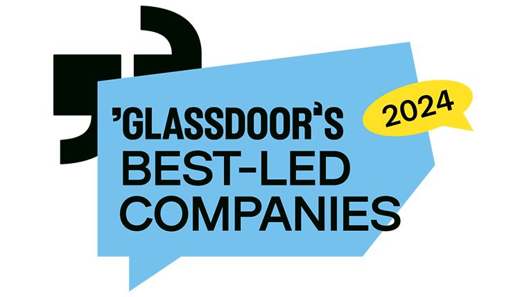 Glassdoor Best-Led Companies badge